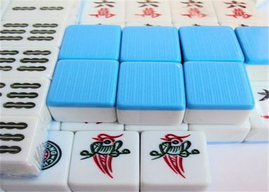 Niebiesko-zielony kolor IR Oznaczone Płytki Mahjong do oszukiwania Mahjong Games