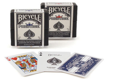Poker Cheat Bicycle Prestige Marked Cards 100% plastikowe karty do gry w pokera niewidzialne