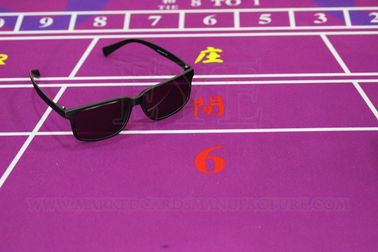 Modne okulary przeciwsłoneczne UV Soczewki oznaczone kartami Soczewki kontaktowe do gry w pokera