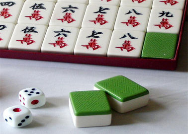 Niebieskie / Zielone Back Mahjong Tile Mahjong Cheating Devices With IR Marks For Cheating