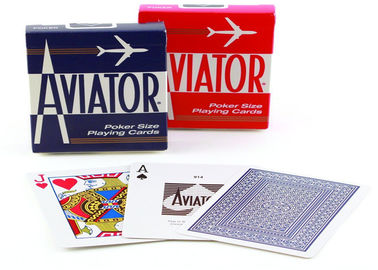 Aviator Pinochle Marked Card Deck / Niewidzialne karty do gry szpiegowskiej do pokera Cheat